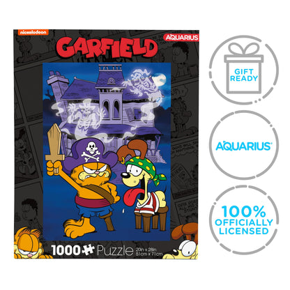Aquarius Garfield Halloween Puzzle (1000 Piece Jigsaw Puzzle) - Glare Free - Precision Fit - Virtually No Puzzle Dust - Officially Licensed Garfield Collectibles - 20x28 Inches