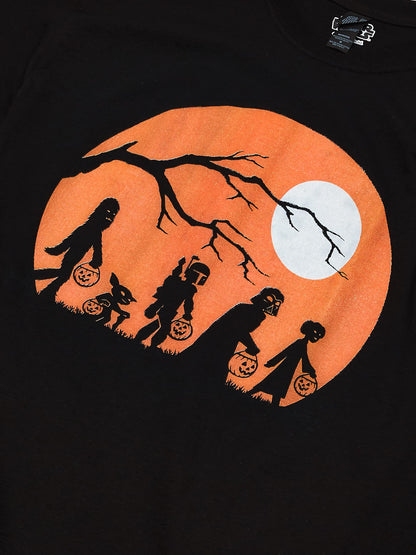 Star Wars Licensed Halloween The Haunt Men's Tee, Black, Large
