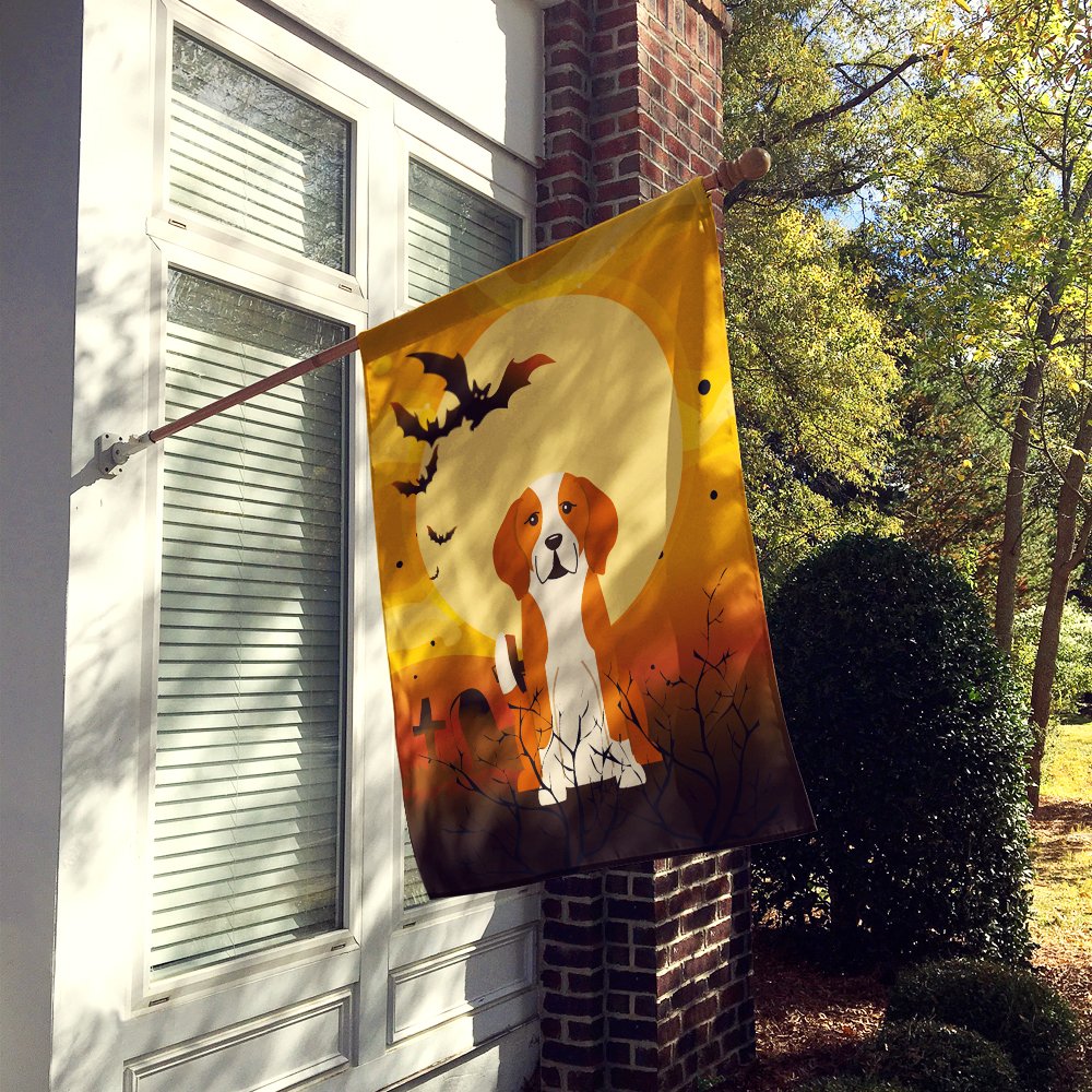 Caroline's Treasures BB4376CHF Halloween English Foxhound Flag Canvas House Size, Large, Multicolor
