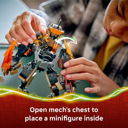 LEGO NINJAGO Cole’s Mission Mech & Dragon Zane Building Toy for Boys, Girls & Kids, Ages 7+ - Poseable Mech W/Cole, Acid Monster, & Zane Minifigures for Pretend Play - Gift Idea for Birthdays - 71854 🍁 All In One Marketplace Canada