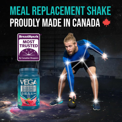 Vega Premium All-in-One Nutrition Protein Powder – 20g Plant-Based Vegan Protein, Vitamins & Probiotics, Berry, 850g (20 Servings) 🍁 All In One Marketplace Canada