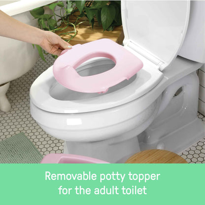 Summer by Ingenuity My Size Potty Pro in Pink, Infant Potty Training Toilet, Lifelike Flushing Sound, For Ages 18 Months, Up to 50 Pounds 🍁 All In One Marketplace Canada