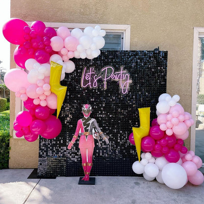 Black Sequin Backdrop Panels 3ftx6ft Glitter Shimmer Wall Background Graduation Party Backdrop for Birthday Anniversary Halloween Engagement Glitter Decor