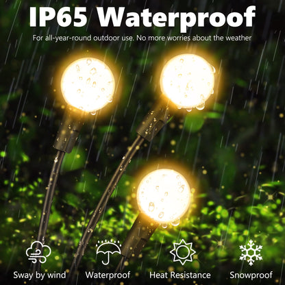 iBaycon 8 Pack Solar Firefly Lights Garden Pathway Outdoor Decor Warm White 🍁 All In One Marketplace Canada