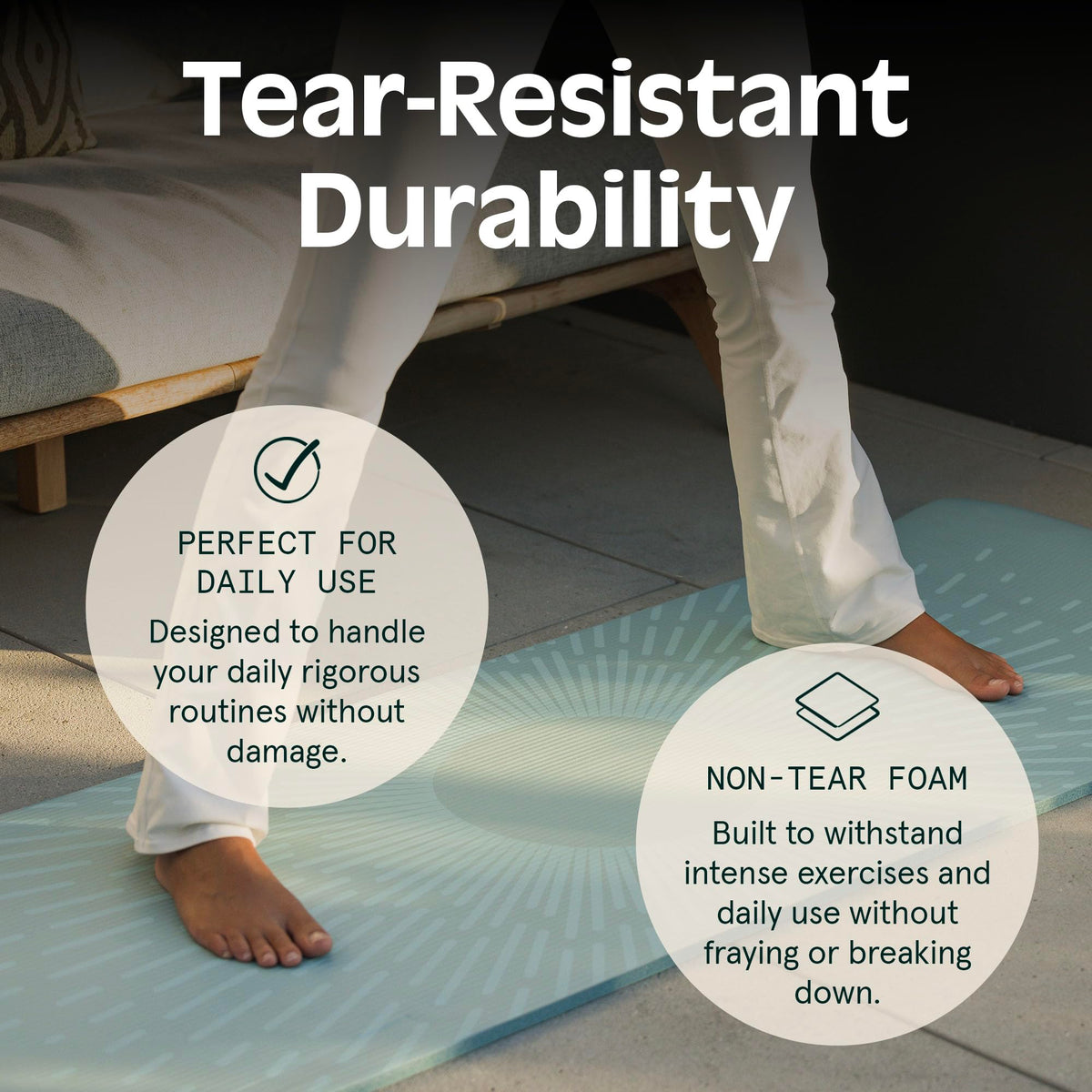 Retrospec Solana Yoga Mat 1/2 inch Thick w/Nylon Strap for Men & Women - Non Slip Excercise Mat for Yoga, Pilates, Stretching, Floor & Fitness Workouts, Sage 🍁 All In One Marketplace Canada