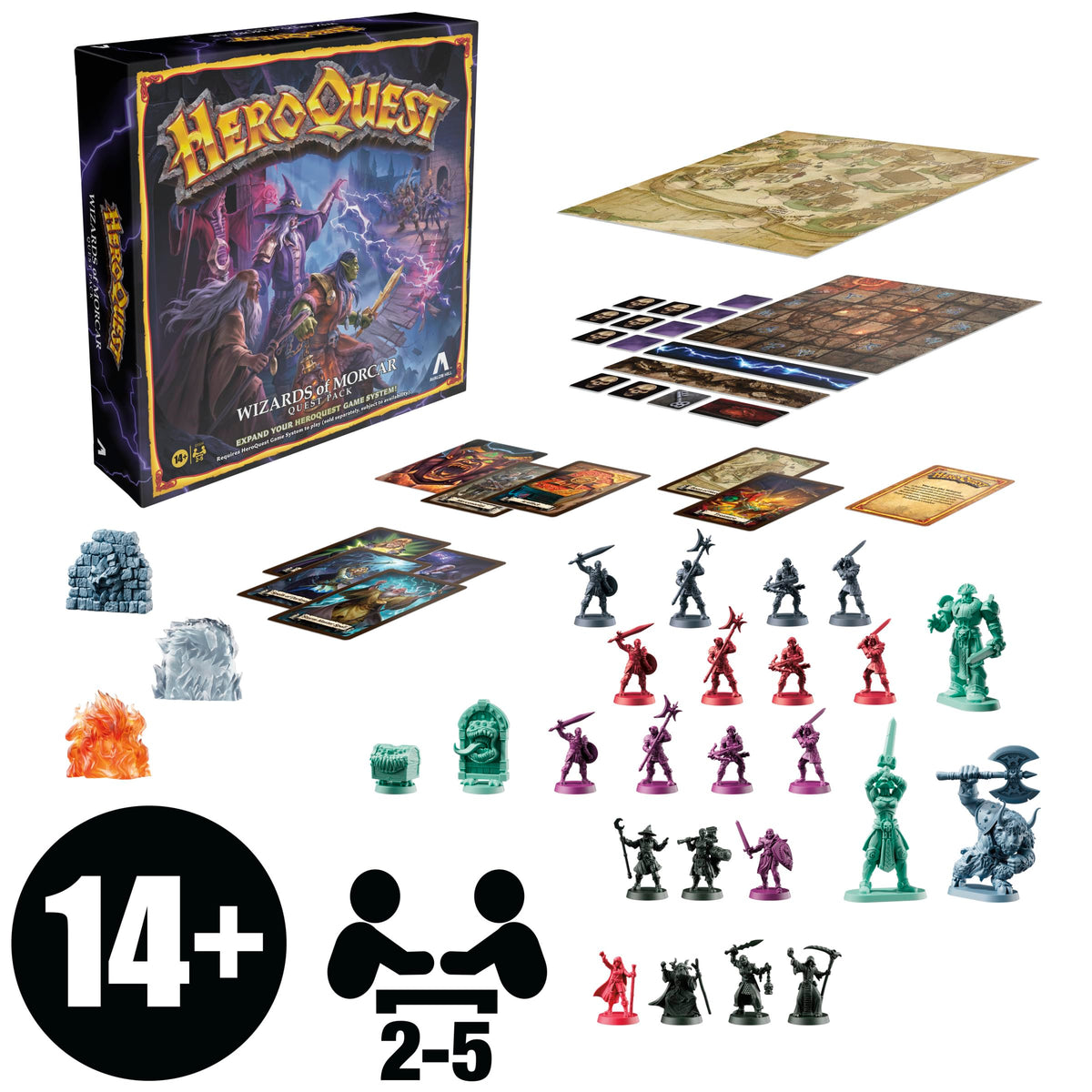 Avalon Hill HeroQuest Wizards of Morcar Quest Pack – Ages 14+ – 2 to 5 Players – Roleplaying Games 🍁 All In One Marketplace Canada