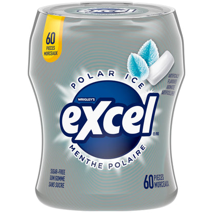 EXCEL, Polar Ice Flavoured Sugar Free Chewing Gum, 60 Pieces, 6 Bottles 🍁 All In One Marketplace Canada