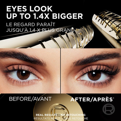 L’Oréal Paris Voluminous Panorama Mascara, Volumizing Mascara, Up to 1.4x Bigger-Looking Eyes, Black Brown, 9.9 mL 🍁 All In One Marketplace Canada
