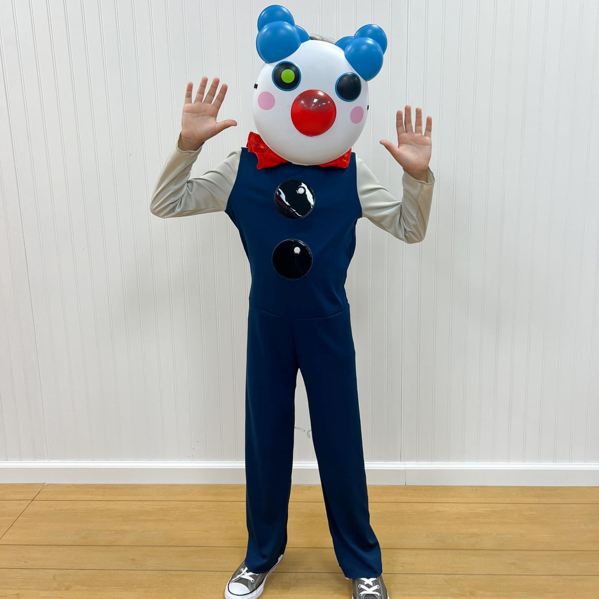 Clowny Kids Costume, Official Piggy Halloween Costume with Mask, Child Size (14-16)