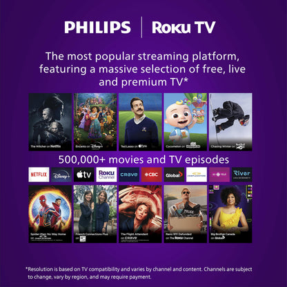 Philips 32PQF7666/F6 7600 Series HD QLED 32-Inch HD QLED Roku TV 🍁 All In One Marketplace Canada