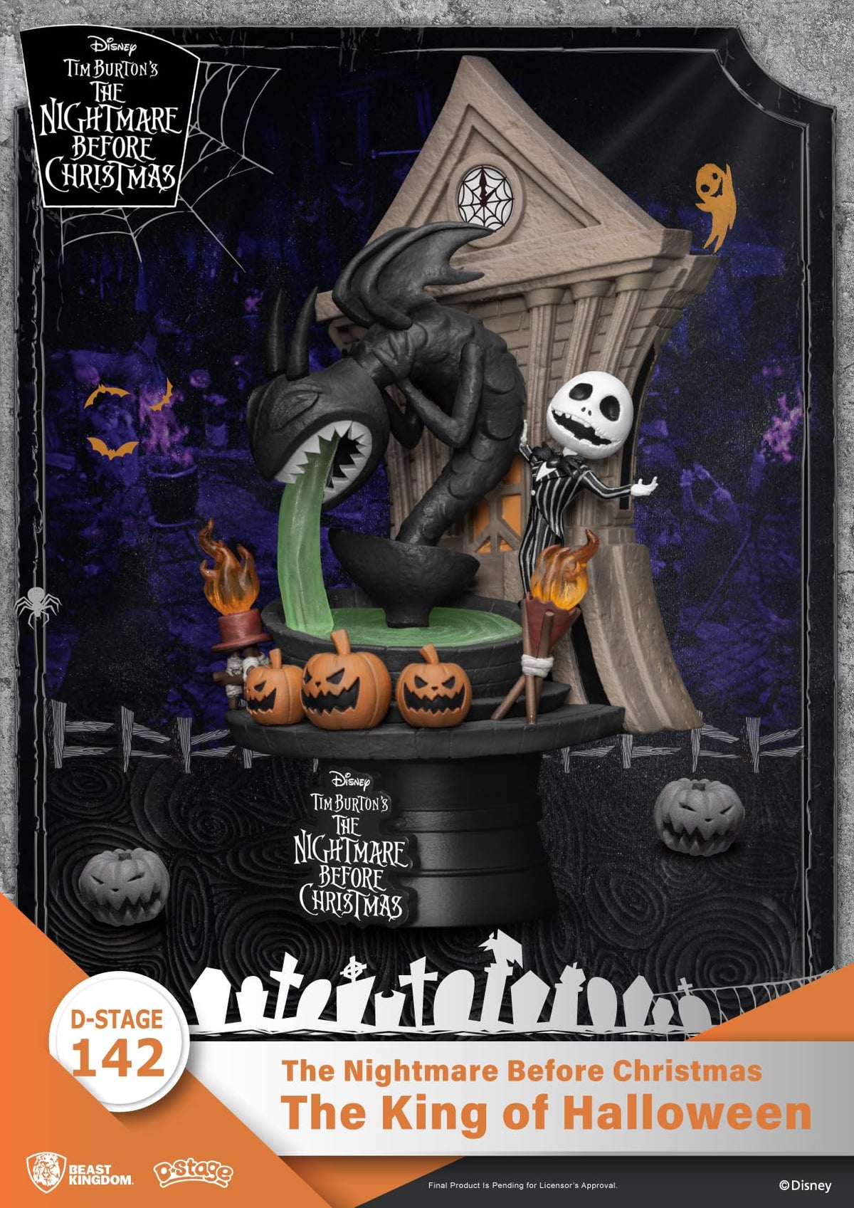 The Nightmare Before Christmas: Halloween King Jack DS-142 D-Stage Statue