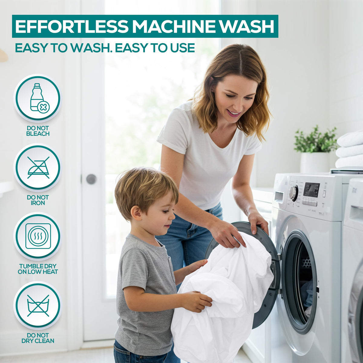 Utopia Bedding Set of 4 Waterproof Pillow Protectors with Zipper Queen Size (White), Ultra Soft Pillow Covers, Bed Bug and Dust Mite Proof Pillow Encasements, Moisture Wicking Pillow Cases 🍁 All In One Marketplace Canada