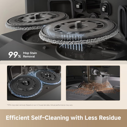 DREAME L40 Ultra Gen 2 Robot Vacuum and Mop with 25,000Pa Suction, Extendable Side Brush and Mop, All-in-One Self-Emptying & Cleaning Dock, Voice & App Control, Black 🍁 All In One Marketplace Canada