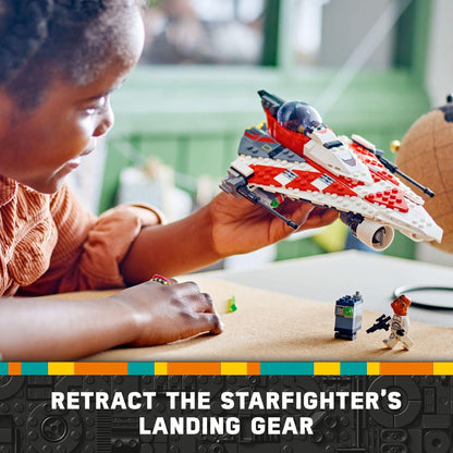 LEGO Star Wars Jedi Bob’s Starfighter Buildable Toy Vehicle, Brick Built Star Wars Starship with Jedi Bob Minifigure, Birthday Gift Idea for Boys, Girls or Any Fan Ages 8 and Up, 75388 🍁 All In One Marketplace Canada