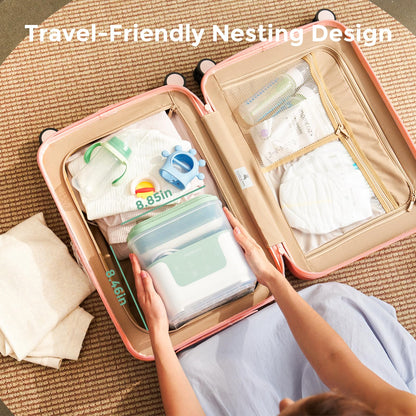 Momcozy Bottle Sterilizer and Dryer, Modular Nesting Space Saving Design, 6 Bottles Capacity, 4 in 1 Compact Sterilizer for Baby Bottles, Breast Pump Parts & Newborn Essentials, Drying Rack Included 🍁 All In One Marketplace Canada