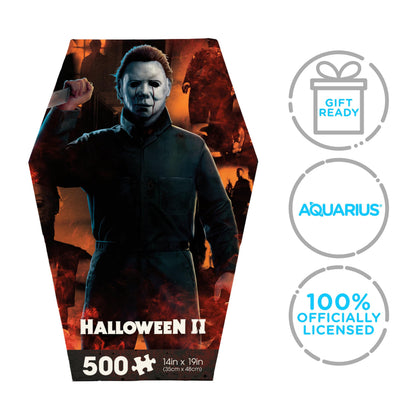 Aquarius Halloween II 500pc Puzzle (500 Piece Jigsaw Puzzle) - Glare Free - Precision Fit - Officially Licensed Halloween II Movie Merchandise & Collectibles - 14x19 Inches