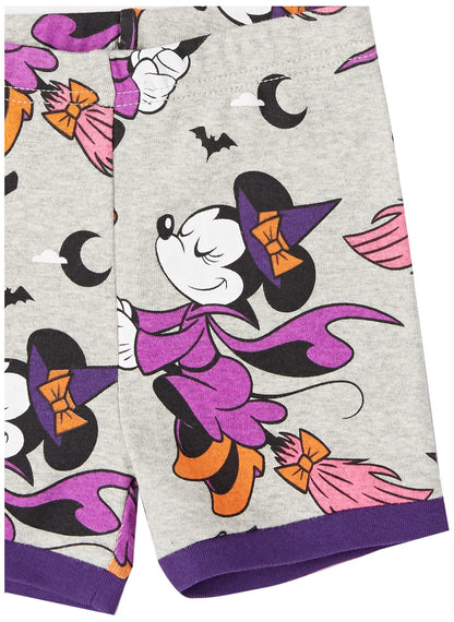 Disney | Marvel | Star Wars Toddler Girls' Pajama Set, Minnie/Halloween, 3T