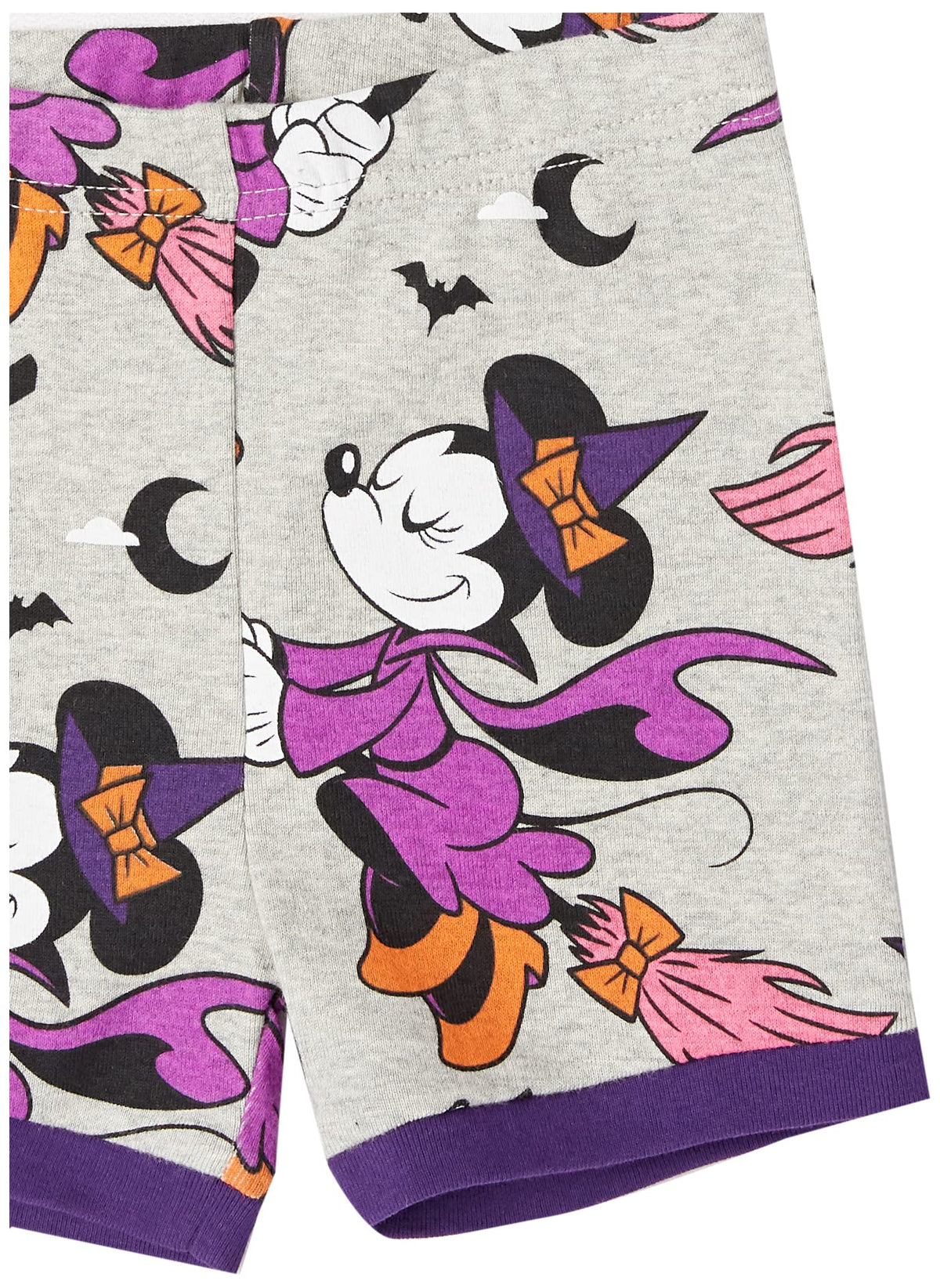 Amazon Essentials Disney | Marvel | Star Wars Girls' Pajama Set, Minnie/Halloween, 10 Years