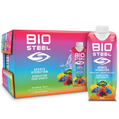 BioSteel Electrolyte Sports Drink, Rainbow Twist, 12-Pack, Zero Sugar 🍁 All In One Marketplace Canada
