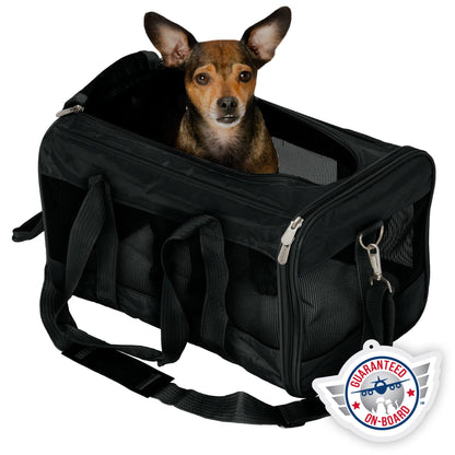 SHERPA Original Deluxe Airline Approved Pet Carrier, Medium, Black 🍁 All In One Marketplace Canada