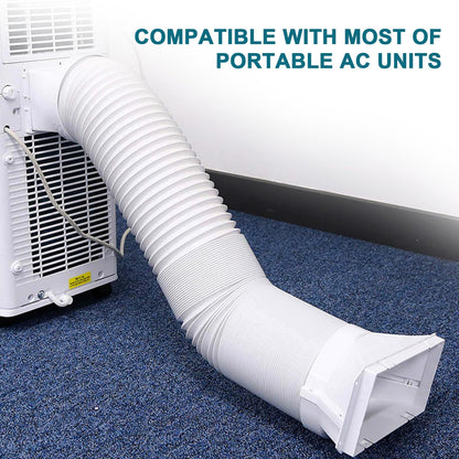 Portable Air Conditioner Hose with 5.9" Diameter & 80" Length Anti-Clockwise Thread, Universal Portable AC Exhaust Hose Air Conditioner Parts & Accessories 🍁 All In One Marketplace Canada