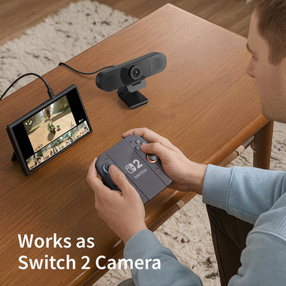 EMEET 1080P Webcam with Microphone, C960 Web Camera, 2 Mics Streaming Webcam, 90°FOV Computer Camera, Plug and Play USB Web Cam for Online Calling/Conferencing, Zoom/Teams/Facetime/YouTube, Laptop/PC 🍁 All In One Marketplace Canada