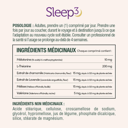 NATURE'S BOUNTY Sleep 3, Triplayer Technology, Melatonin, L-Theanine & Herbal Blend, 50 g 🍁 All In One Marketplace Canada