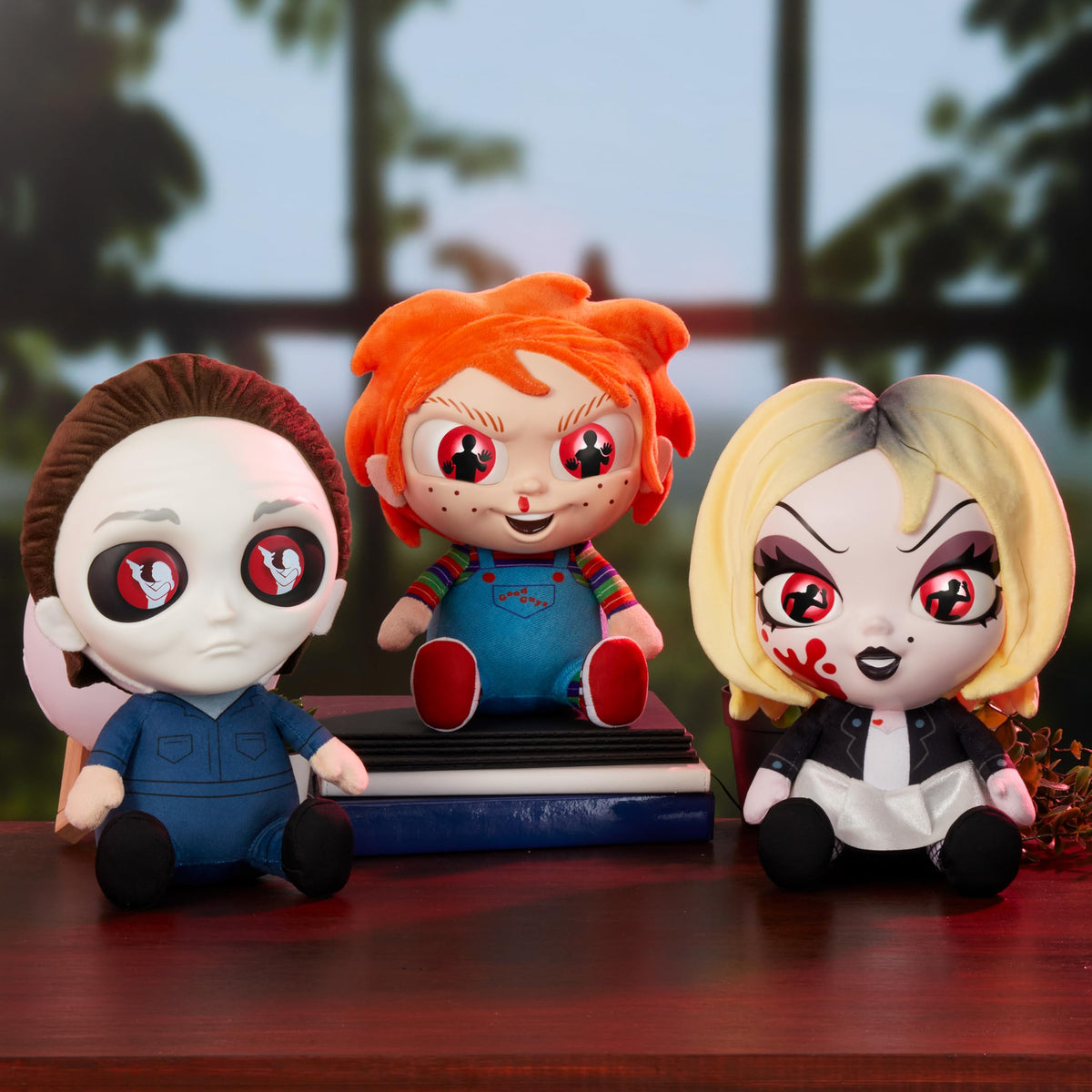 Tiny Nightmares Large Plush Chucky, Collectible Scary Character