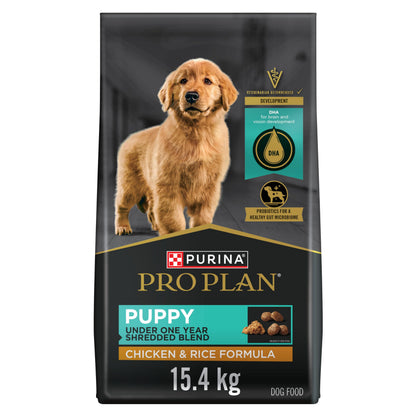 Purina Pro Plan Dry Puppy Food, Development Shredded Blend Chicken & Rice - 15.4 kg Bag (1 Pack) 🍁 All In One Marketplace Canada