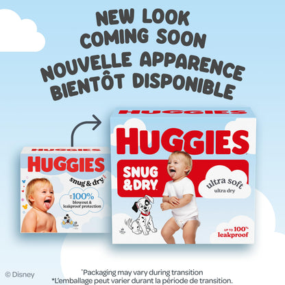 Huggies Size 6 Diapers, Snug & Dry Baby Diapers, Size 6 (28-44 lbs), 112 Count, Packaging May Vary 🍁 All In One Marketplace Canada