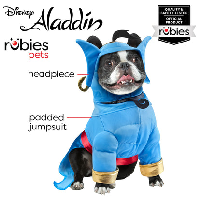 Rubies Disney Aladdin Pet Costume, Genie, X-Large for Themed Parties and Halloween