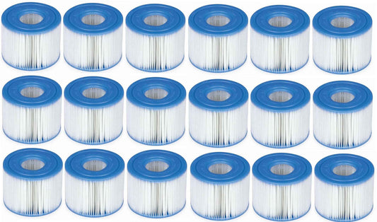 Intex 29011E PureSpa Type S1 Heavy Duty Easy Set Dacron Paper Hot Tub Spa Filter Replacement Cartridge for Various PureSpa Models, 6 Pack 🍁 All In One Marketplace Canada