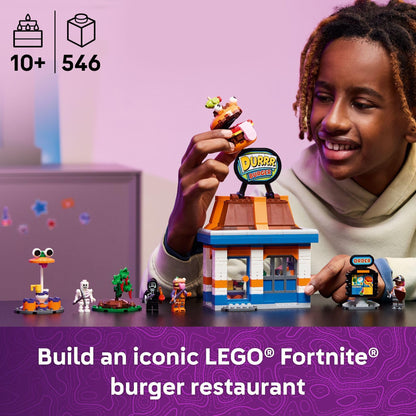 LEGO Fortnite Durrr Burger Restaurant Kids Toy - Video Game Building Set for Boys & Girls, Ages 10+ - Fortnite Minifigures Beach Boss, Grimy, and More - Gift Idea for Birthdays & Gaming Fans - 77076 🍁 All In One Marketplace Canada