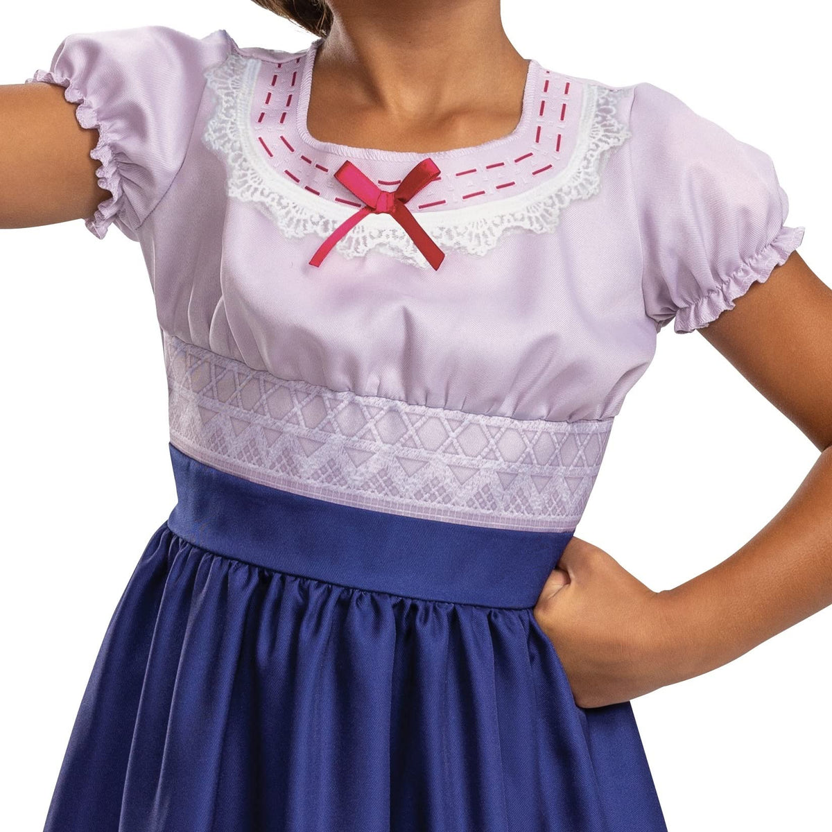 Luisa Madrigal Costume, Official Disney Luisa Encanto Halloween Costume Outfit, Kids Size (7-8)