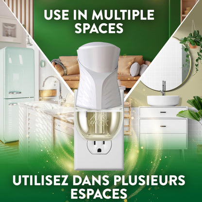 Air Wick Plug In Scented Oil Air Freshener for Home – Infused with Essential Oils, Adjustable Fragrance Control – Wild Berries Scent – Includes 2 Warmers & 5 Refills 🍁 All In One Marketplace Canada