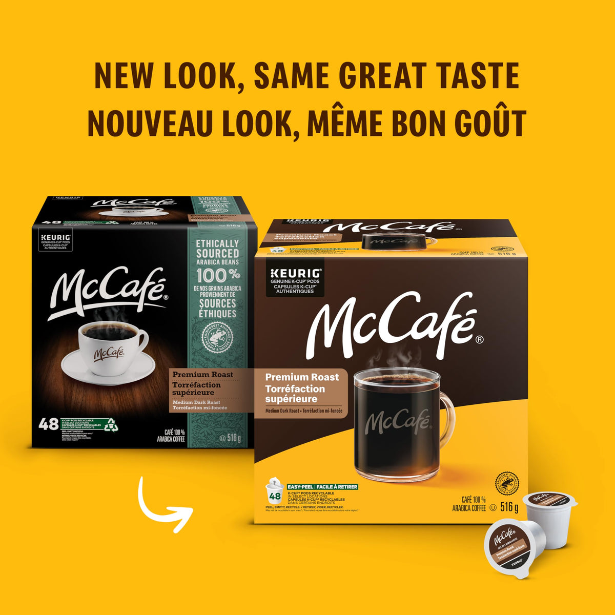 McCafé Premium Medium Dark Roast Decaf K-Cup Coffee Pods, 72 Count, For Keurig Coffee Makers 🍁 All In One Marketplace Canada