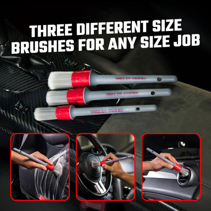 Chemical Guys All in The Details Interior Detailing Brush Set (Great for Cars, Trucks, SUVs, RVs, & More) 🍁 All In One Marketplace Canada