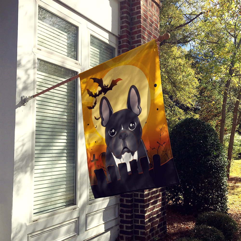 Caroline's Treasures BB1785CHF Halloween French Bulldog Canvas House Size Flag, Multicolor, Large