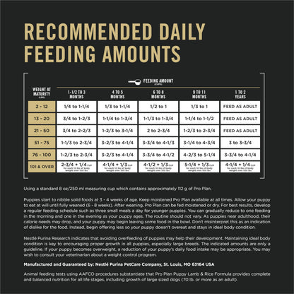 Purina Pro Plan Dry Puppy Food, Development Lamb & Rice - 2.72 kg Bag (1 Pack) 🍁 All In One Marketplace Canada