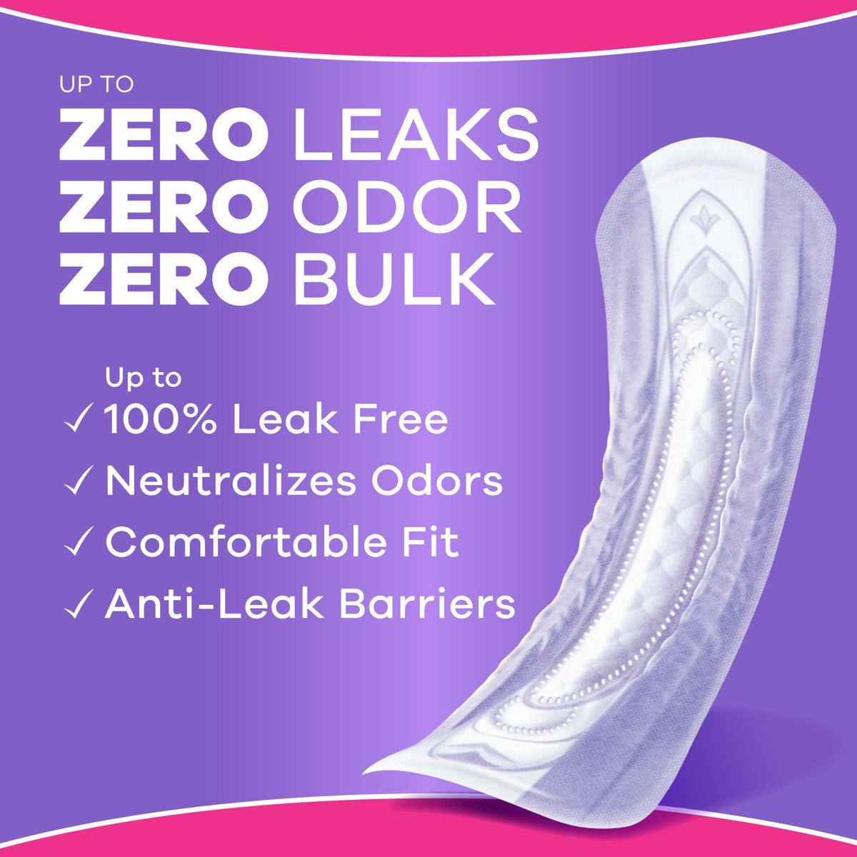 Always Discreet Adult Incontinence Pads for Women, Ultra Absorbency, Long Length, Postpartum Pads, 42 Count 🍁 All In One Marketplace Canada