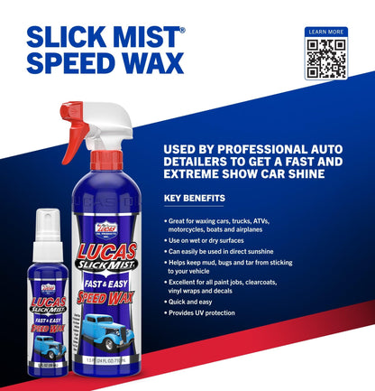 Lucas Oil LUC10160 Blue 24 Ounce Slick Mist Speed Wax 🍁 All In One Marketplace Canada