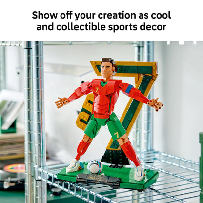 LEGO Editions Cristiano Ronaldo – Soccer Legend - Building Set for Boys & Girls, Ages 12+ - Collectible Soccer Gift with Plaque - Kids Bedroom or Shelf Decor - 43016 🍁 All In One Marketplace Canada