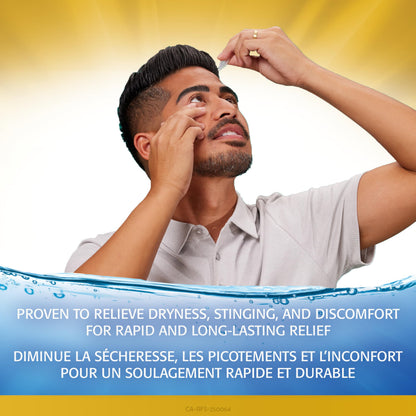 Refresh Advanced Omega-3 Lubricant Eye Drops – Preservative-Free, Natural Omega-3 Oil for Long-Lasting Dry Eye Relief – 30 Single-Use Containers (0.4ml Each) - Total 12 mL 🍁 All In One Marketplace Canada