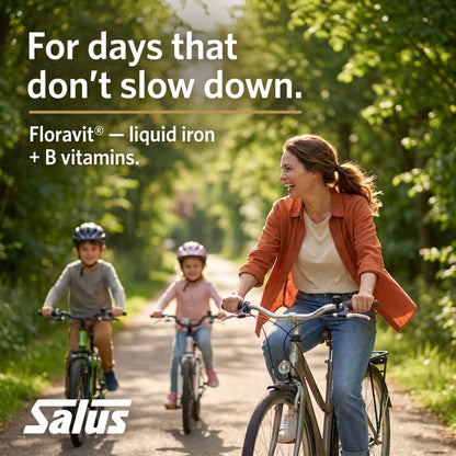 Salus Floravit Liquid Iron and Vitamins | Herbal Iron Supplement for Women, Men, and Children | Gluten-Free, Yeast-Free, Non-Dairy, Non-GMO (700 ML)