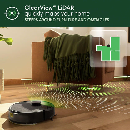 iRobot Roomba 105X Robot Vacuum & Mop Combo, AutoEmpty Dock, Self‑Emptying for Up to 75 Days, 70× Power‑Lifting Suction, Smart LiDAR Mapping, App & Voice Control, Ideal for Homes with Pets & Kids 🍁 All In One Marketplace Canada