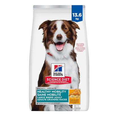Hill's Science Diet Adult Healthy Mobility Large Breed Chicken Meal, Brown Rice & Barley Recipe Dry Dog Food 13.6 kg Bag 🍁 All In One Marketplace Canada
