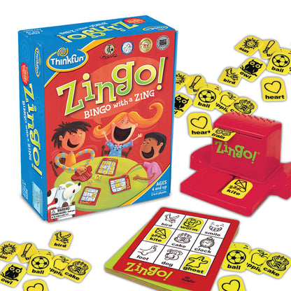 ThinkFun Zingo - Bingo with a Zing - Award-Winning Preschool Game - Encourages Language & Matching Skills Development - Fun Family Board Game for Boys and Girls Ages - 4 & Older 🍁 All In One Marketplace Canada
