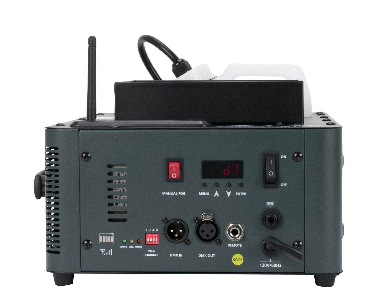 ADJ Fog Fury Jett Pro 1550W Vertical Fog Machine - 28 x 3 Watt LEDs - Black