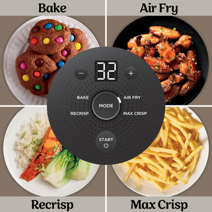 Ninja Crispi Portable Glass Air Fryer Cooking System – 4-Qt & 6-Cup CleanCrisp Containers, Nontoxic, Leak-Proof, Dishwasher Safe – Air Fry, Bake, Max Crisp, Recrisp FN101ST 🍁 All In One Marketplace Canada