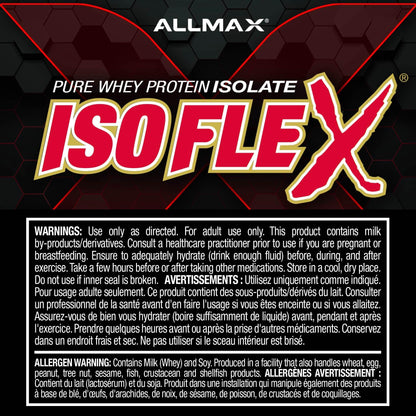 ALLMAX ISOFLEX Whey Protein Isolate, Cookies & Cream, 2 lb 🍁 All In One Marketplace Canada